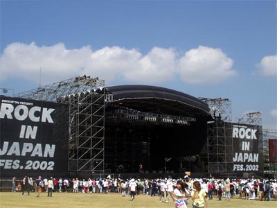 rock in japan festival グラス